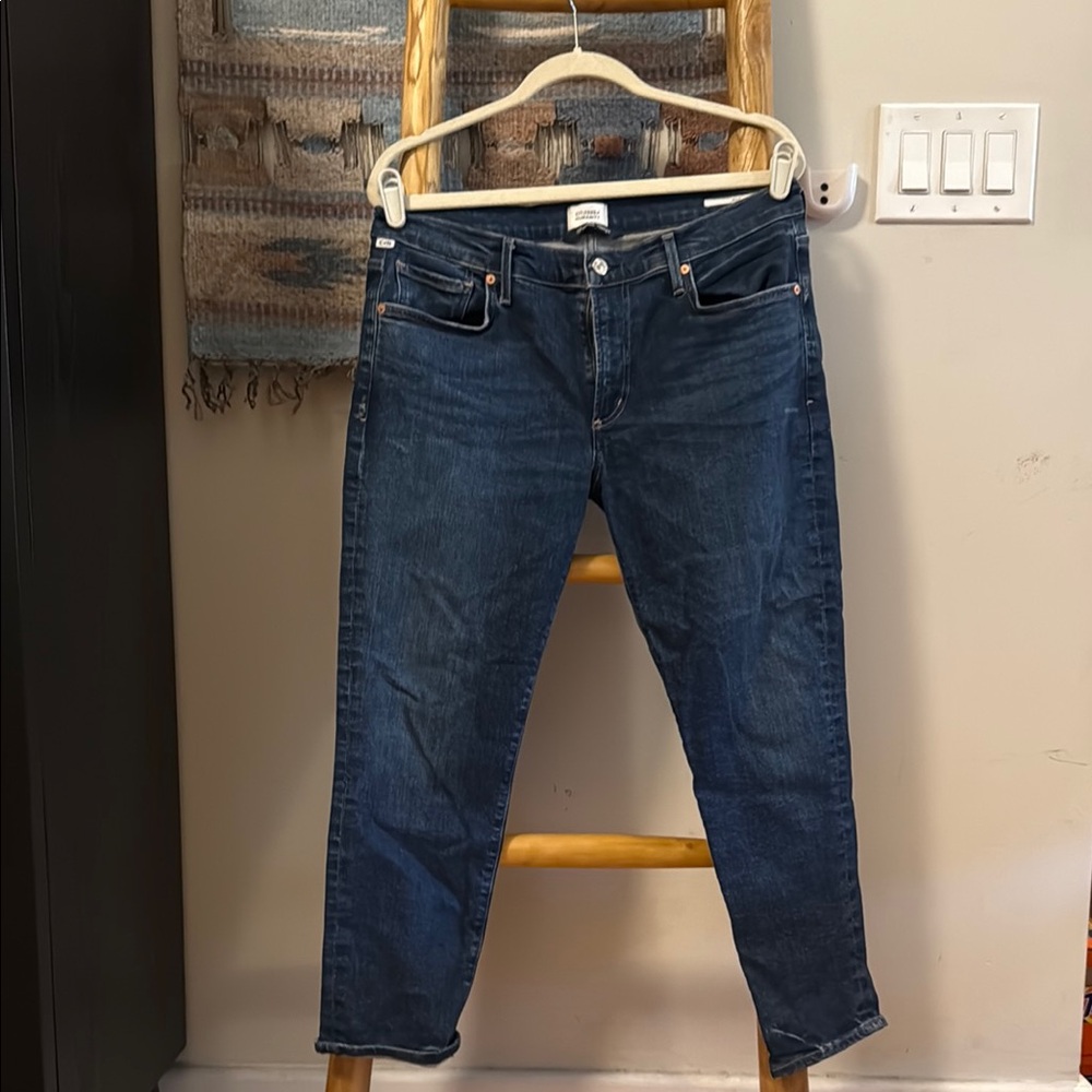 Citizens Of Humanity Dark Blue Ankle Jeans